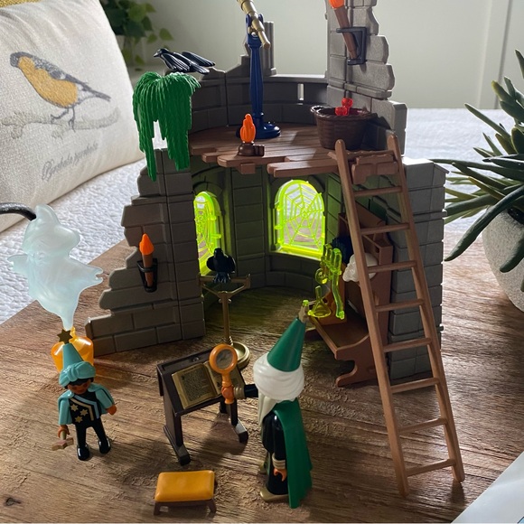 PLAYMOBIL 3839: Wizard’s Workshop Magic Castle - Vintage 100% Complete - Picture 4 of 14